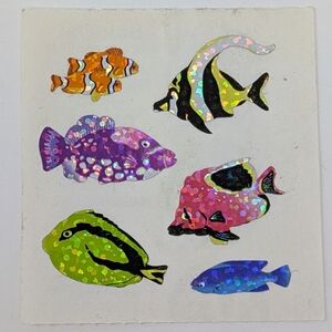 Sandylion Stickers Fish Nemo Foil Vintage